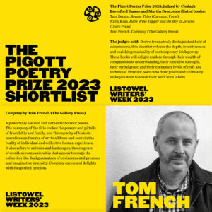 Pigott Poetry Prize Shortlist