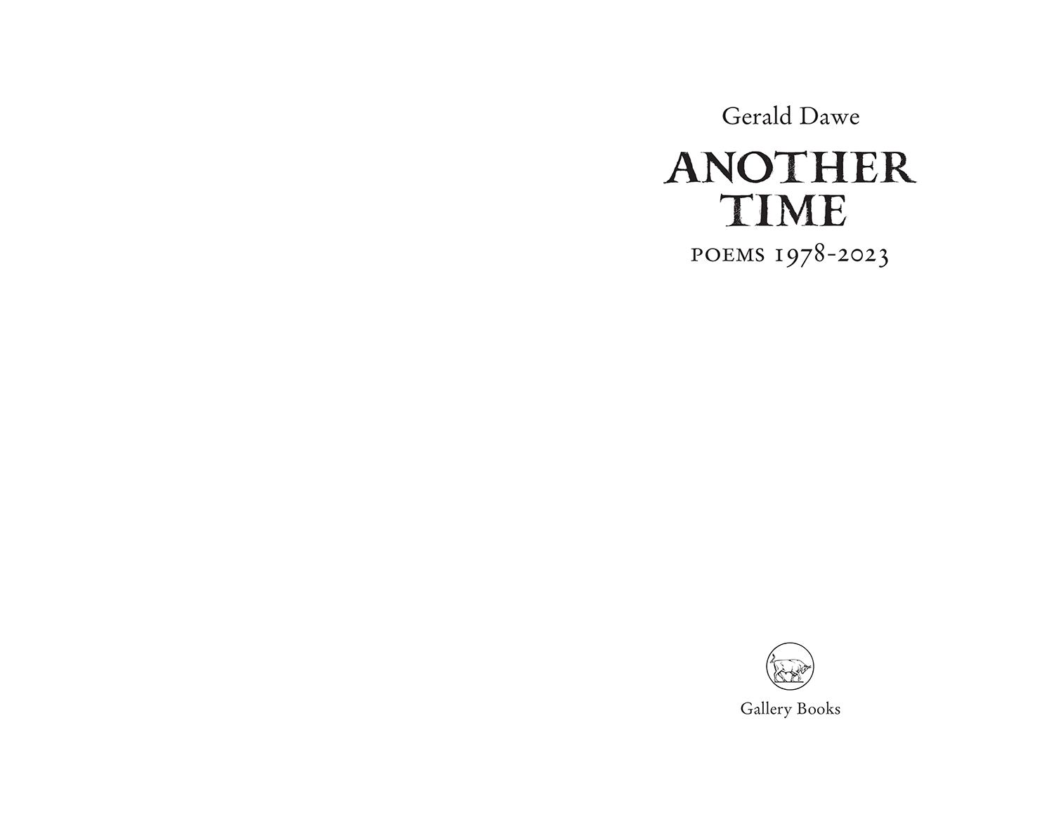 Another Time: Poems 1978-2023 Preview